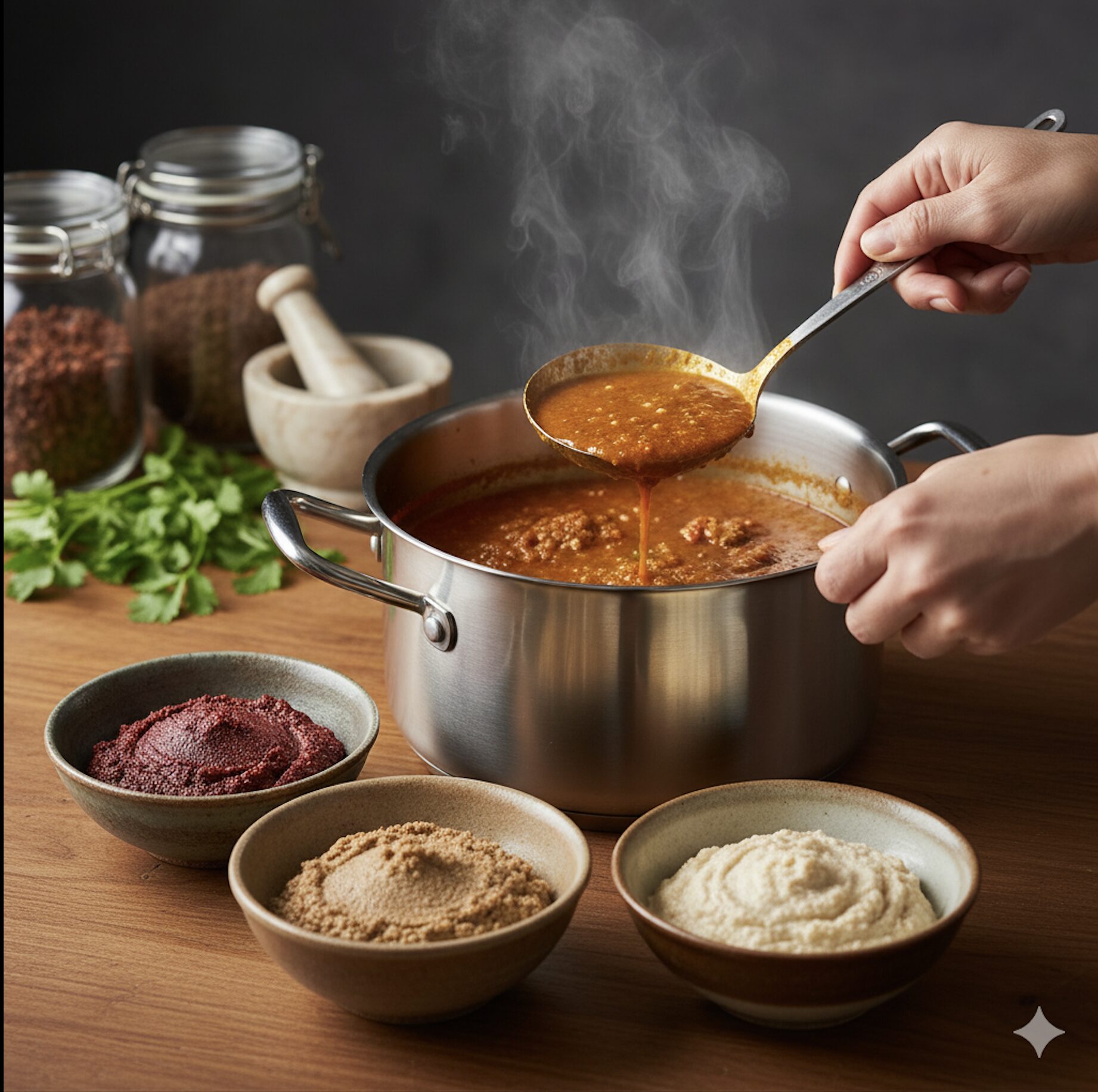 カレーのコクを出す調味料、味噌の活用